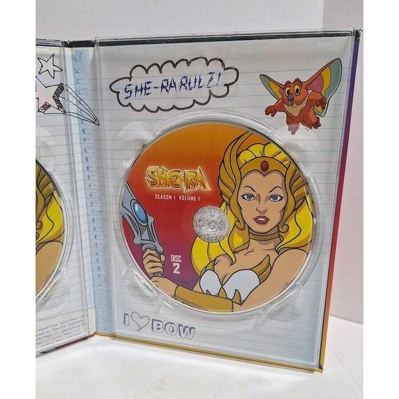 2010 MATTEL SHE-RA PRINCESS OF POWER SEASON 1 VOL 1 NOTEBOOK EDITION 2 DISC SET - Picture 7 of 7